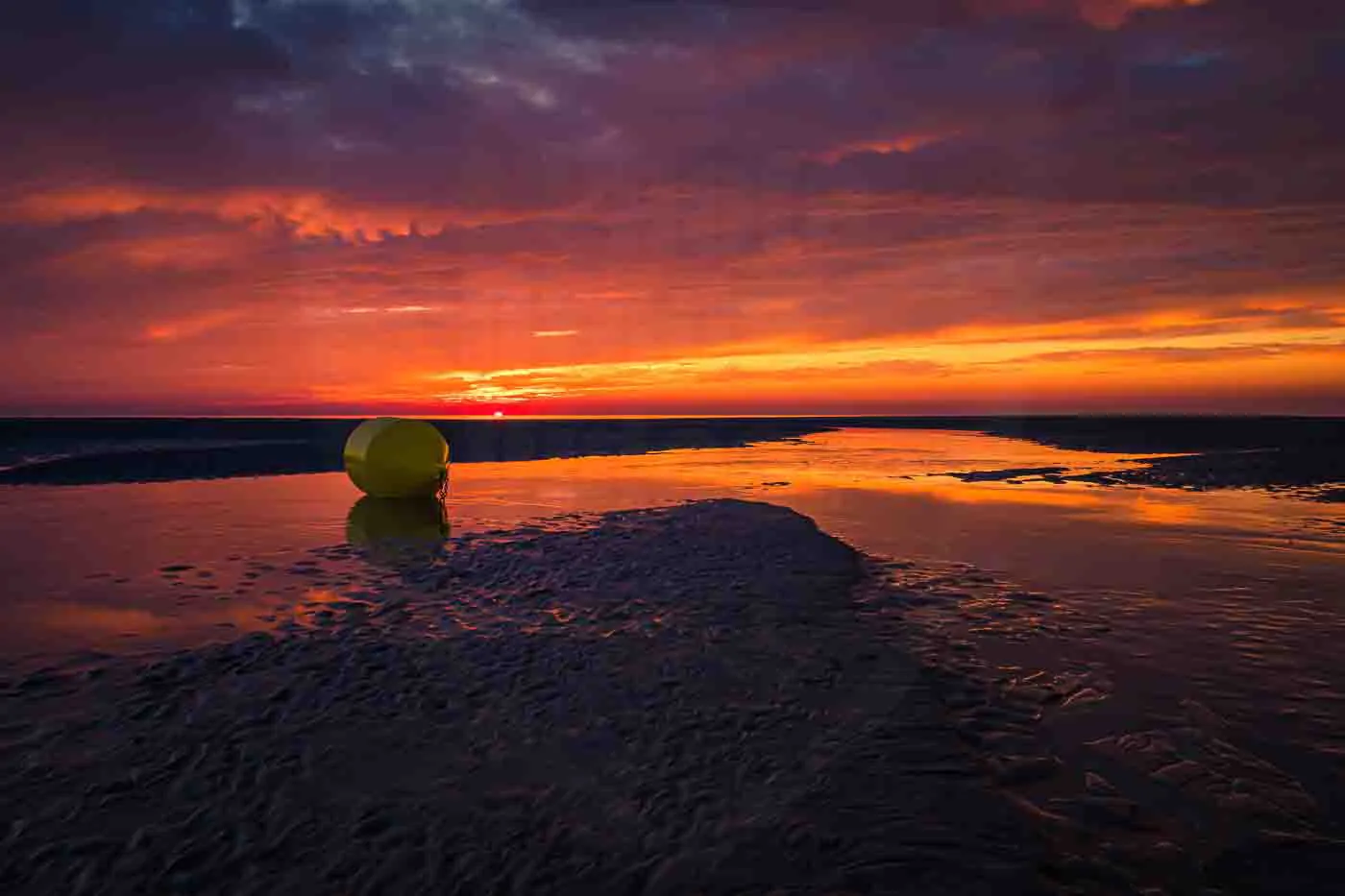 coucher-de-soleil-sur-la-plage-de-merlimont